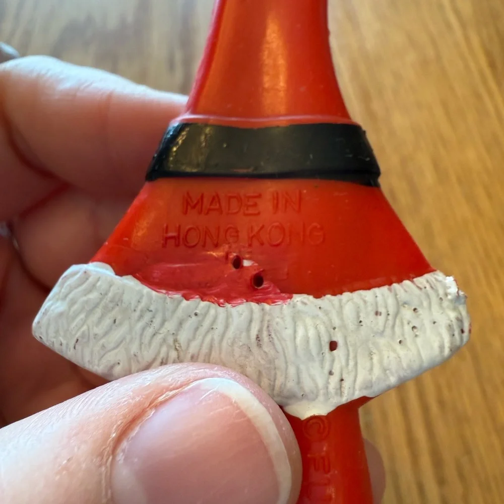 Vintage Bendable Santa Clause Figure/Toy